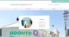 Desktop Screenshot of odontoquality.com.br