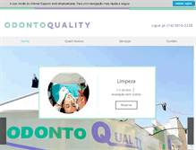 Tablet Screenshot of odontoquality.com.br